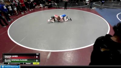 126 lbs Cons. Round 2 - Elijah Wisman-clough, Deer Park vs Mason James, Riverside