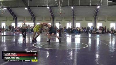 197 lbs Champ. Round 2 - Derek Yingling, Slippery Rock University vs Lance Trost, Michigan Unattached