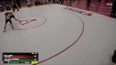 92 lbs Round 1 - Eli Lunn, Wisconsin vs Dylan Jackson, Minnesota