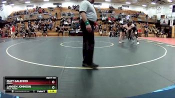 165 lbs 1st Place Match - Landen Johnson, Mass. Perry vs Matt Galemmo, Green