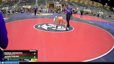 122 lbs Semis (4 Team) - Patrick Ainsworth, Hidden Valley vs Jayden Esquiro, Madras