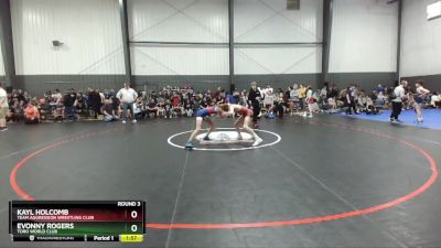 102 lbs Round 3 - Kayl Holcomb, Team Aggression Wrestling Club vs Evonny Rogers, Toro World Club