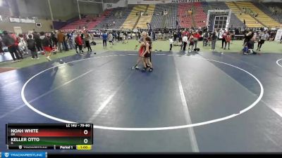 79-80 lbs Round 2 - Noah White, OR vs Keller Otto, IL