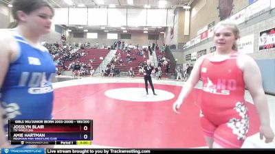 180/200 Round 5 - Josslyn Blair, TW Wrestling vs Amie Hartman, Mountain Man Wrestling Club