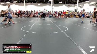 100 lbs Round 7 (8 Team) - Parker Brodmerkel, OMP vs Jake Tsalalikhin, Prestige Worldwide Throws