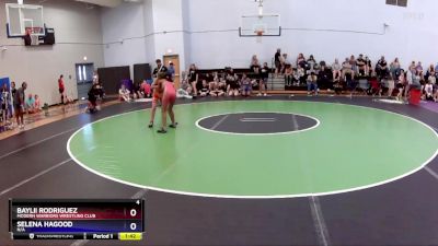 93 lbs Round 1 - Baylii Rodriguez, Modern Warriors Wrestling Club vs Selena Hagood, N/a