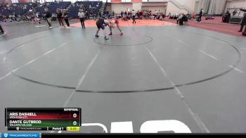 184 lbs Semifinal - Dante Gutbrod, Williams College vs Aris Dashiell, Wesleyan (CT)