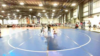 80 lbs Rr Rnd 1 - Benjamin Schoeneberger, Grit Mat Club Blue vs Brodey Lewis, Illinois Orange & Blue