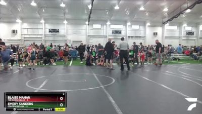 48 lbs Round 1 (6 Team) - Emery Sanders, Contenders WA vs Blaise Mahan, The Goon Squad