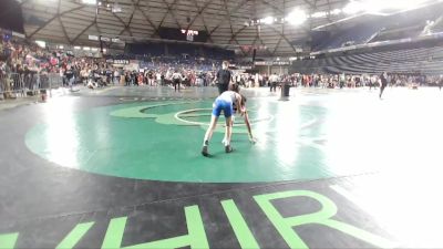 79 lbs Quarterfinal - Elise Albeso, Team Aggression Wrestling Club vs Isabelle Goedl, Steelclaw Wrestling Club