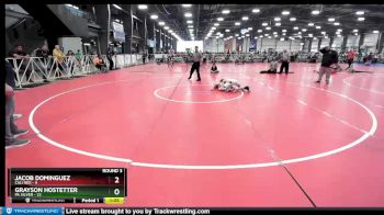 88 lbs Rd# 3 12:00pm Friday - Grayson Hostetter, PA Silver vs Jacob Dominguez, Cali Red