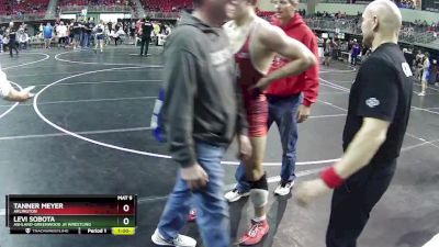 220 lbs Cons. Round 3 - Levi Sobota, Ashland-Greenwood Jr Wrestling vs Tanner Meyer, Arlington