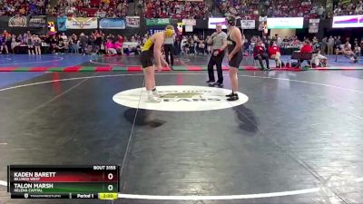 AA - 285 lbs Quarterfinal - Talon Marsh, Helena Capital vs Kaden Barett, Billings West