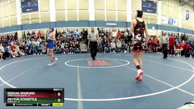 113 lbs Quarters & Wb (16 Team) - Cale Thomas, Terre Haute South vs Blake Getz, Roncalli