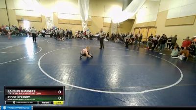 45 lbs 3rd Place Match - Ridge Roundy, Bear River Wrestling Club vs Karson Shassetz, Top Of The Rock Wrestling Club