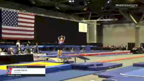 Lorelei Garza - Double Mini Trampoline, Full Force - 2021 USA Gymnastics Championships