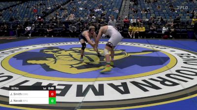 197 lbs Quarterfinal - Jay Smith, Eastern Oregon vs Joey Novak, Wyoming