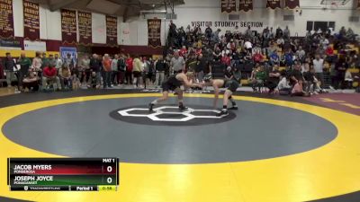 138 lbs Cons. Round 3 - Jacob Myers, Ponderosa vs Joseph Joyce, Ponaganset