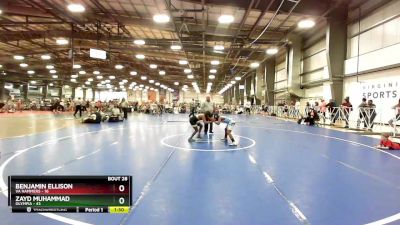 92 lbs Rd# 10- 4:00pm Saturday Final Pool - Benjamin Ellison, VA Hammers vs Zayd Muhammad, Olympia