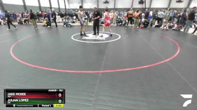 152 lbs Cons. Round 1 - Jake McKee, WA vs Julian Lopez, OR