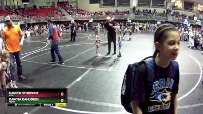 42-46 lbs Quarterfinal - Dakota Dahlgren, Wpwc vs Harper Schroder, GICC