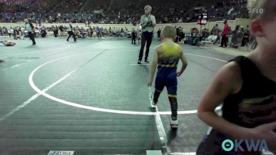 43 lbs Quarterfinal - Bronc Seeley, Cushing Tigers vs Jaxon Ditmore, Dark Cloud Wrestling Club