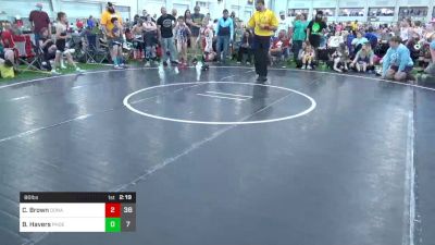 80 lbs Pools - Colton Brown, Donahue W.A. vs Beau Havers, Phoenix W.C.