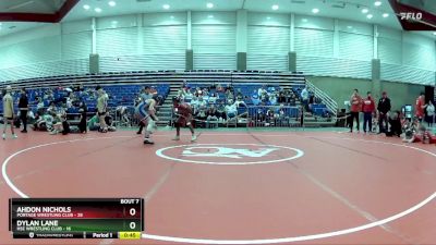 125 lbs Round 3 (6 Team) - Ahdon Nichols, Portage Wrestling Club vs Dylan Lane, HSE Wrestling Club