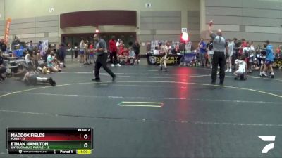 101 lbs Semis & 1st Wrestleback (8 Team) - Maddox Fields, POWA vs Ethan Hamilton, Untouchables Purple