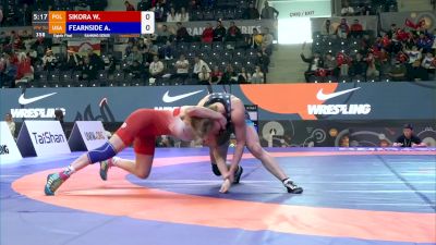 50 kg Weronika Sikora, POL vs Amy Fearnside, USA