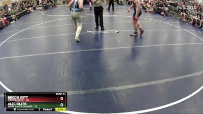 195 lbs Round 2 (6 Team) - Brodie Sott, North Dakota 1 vs Alec Eilers, South Dakota Thunder