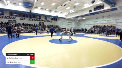 109 lbs Consi Of 16 #2 - Marcus Bekkedahl, Poudre (CO) vs Camillo Ramirez, Walnut