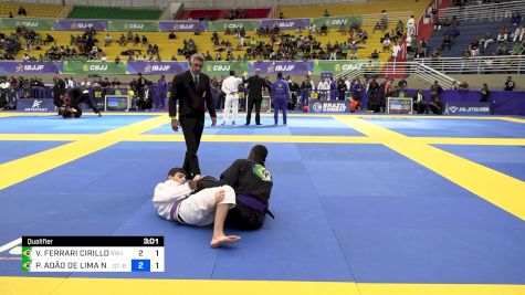 VÍTOR FERRARI CIRILLO vs PEDRO ADÃO DE LIMA NORBERTO 2024 Brasileiro Jiu-Jitsu IBJJF