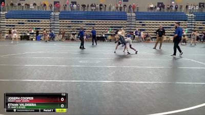 113 lbs Semifinal - Joseph Cooper, Mount Saint Joseph vs Ethan Valdisera, St. Mary`s Ryken