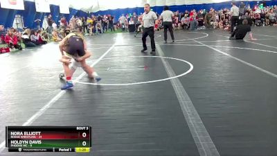 72 lbs Round 1 (8 Team) - Nora Elliott, Rogue Wrestling vs Holdyn Davis, Phoenix WC