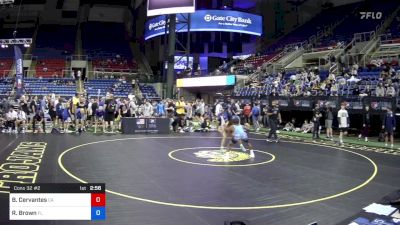 106 lbs Cons 32 #2 - Benjamin Cervantes, California vs Roderick Brown, Florida