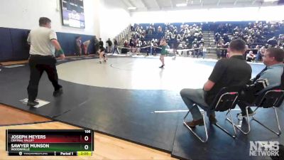 106 lbs Semifinal - Sawyer Munson, Woodinville vs Joseph Meyers, Central Valley