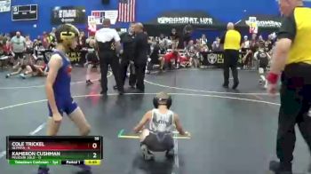 56 lbs Round 4 (6 Team) - Cole Trickel, Olympia vs Kameron Cushman, Missouri Gold