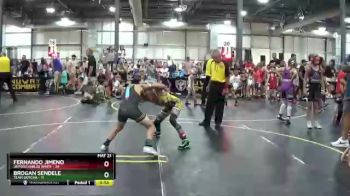 82 lbs Round 3 (6 Team) - Fernando Jimeno, Untouchables White vs Brogan Sendele, Team Gotcha