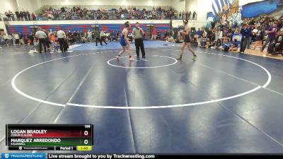 138 lbs Cons. Round 5 - Logan Bradley, Coeur D Alene vs Marquez Arredondo, Caldwell