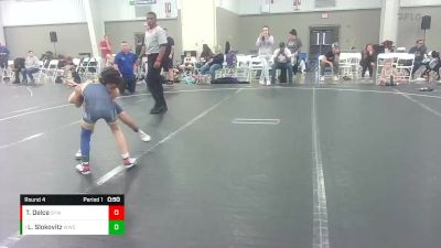 64 lbs Round 4 - Lj Slokovitz, Williamsburg Wrestling Club vs Teagan Delce, Smithfield Youth Wrestling