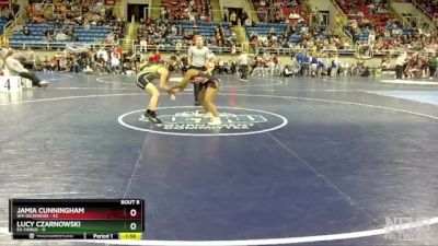 142 lbs Semis & 1st Wrestleback - Jamia Cunningham, W4-Dickinson vs Lucy Czarnowski, E3-Fargo