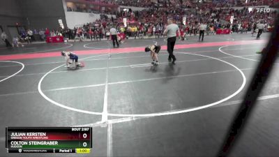 70 lbs Champ. Round 2 - Colton Steingraber, Hudson vs Julian Kersten, Oregon Youth Wrestling