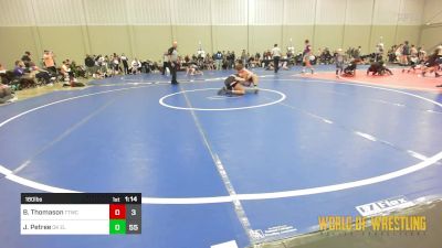 180 lbs Rr Rnd 4 - Bowdy Thomason, Team Tulsa NDT vs JaKoby Petree, Oklahoma Elite 14U