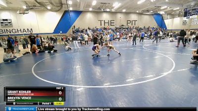 61 lbs Cons. Round 3 - Brextin Vence, Ravage vs Grant Kohler, Wasatch Wrestling Club