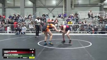 170 lbs Champ. Round 1 - Braelyn Morris, Bonner Springs Wrestling Club vs Harlie Owings, Eureka