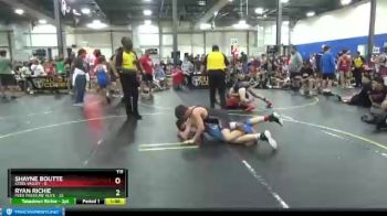 115 lbs Semis & 1st Wrestleback (8 Team) - Shayne Boutte, Steel Valley vs Ryan Richie, Peer Pressure Elite