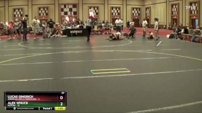 91 lbs Semis & 1st Wrestleback (8 Team) - Lucas Gingrich, American MMA & Wrestling vs Alex Wnuck, M2TCNJ