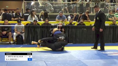 THIAGO BRITO DE OLIVEIRA vs GABRIEL V. RIBEIRO 2024 Pan Jiu Jitsu IBJJF Championship