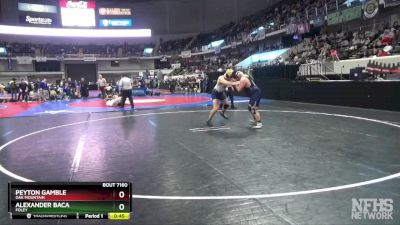 7A 215 lbs Cons. Round 2 - Alexander Baca, Foley vs PEYTON GAMBLE, Oak Mountain